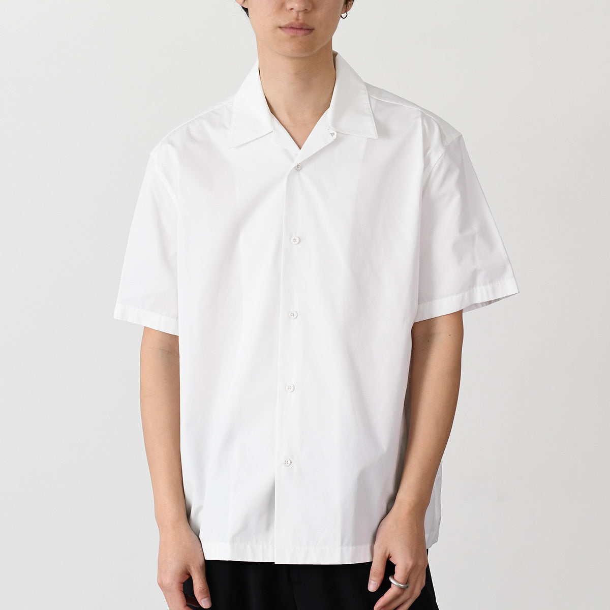 JILSANDER 헤비 오가닉 코튼 포플린 셔츠