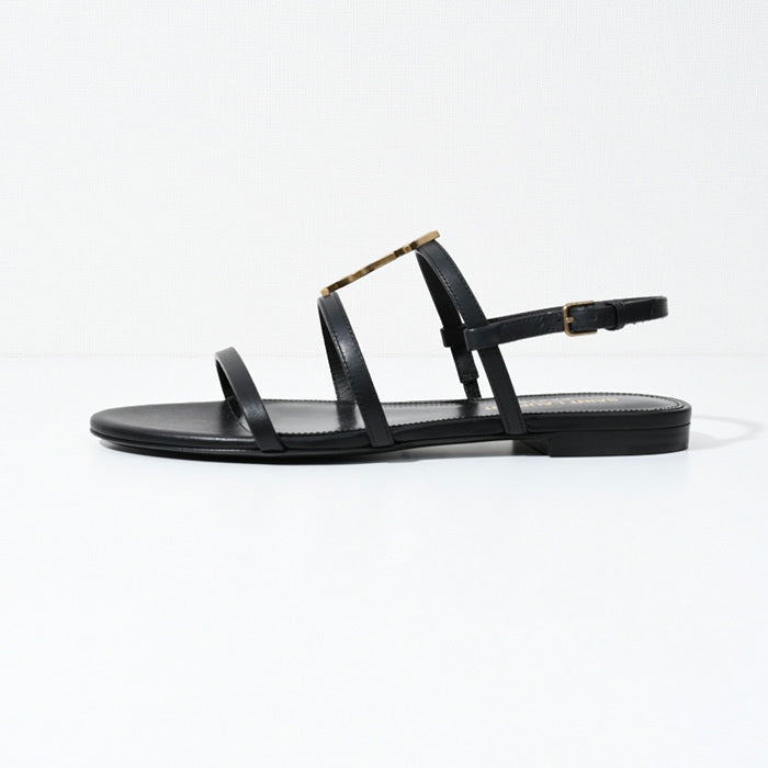 SAINT LAURENT Cassandra flat sandals