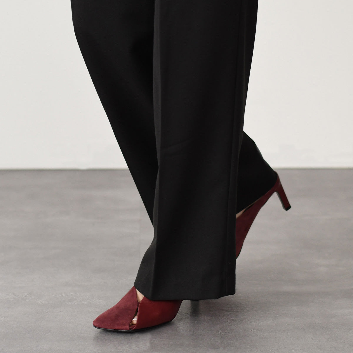 JILSANDER レザー スクエアトゥ ハイヒールミュール