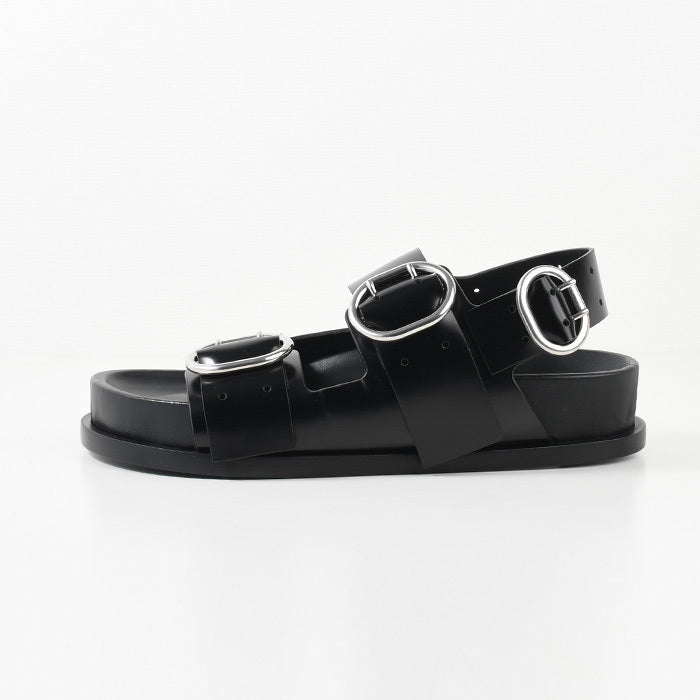 JILSANDER バックルストラップ レザー サンダル