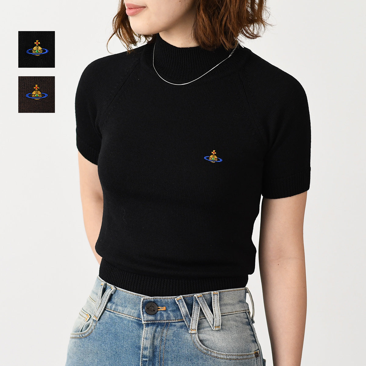 Vivienne Westwood BEA タートルネック 半袖ニット