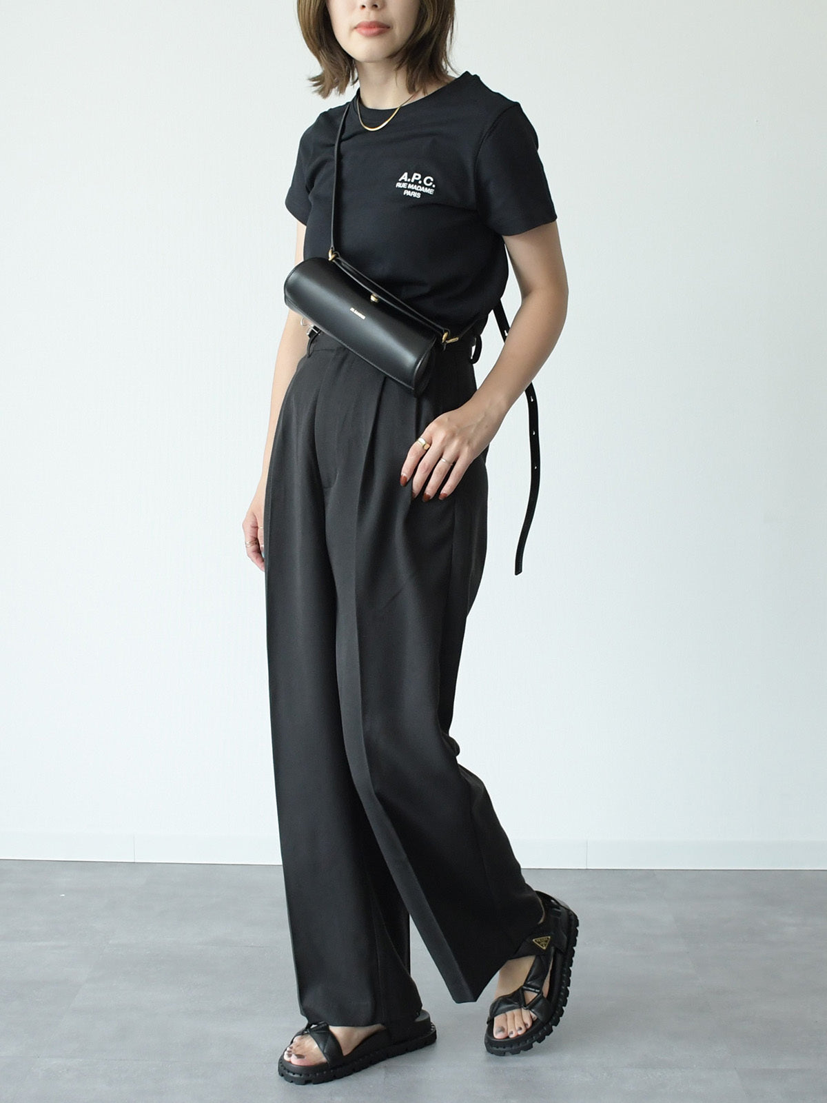 PRADA Nappa leather 샌들
