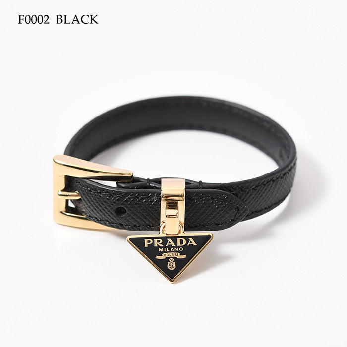 PRADA サフィアーノロゴブレスレット