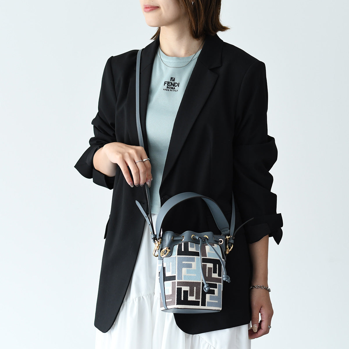 FENDI モン トレゾール マルチカラー ミニバッグ