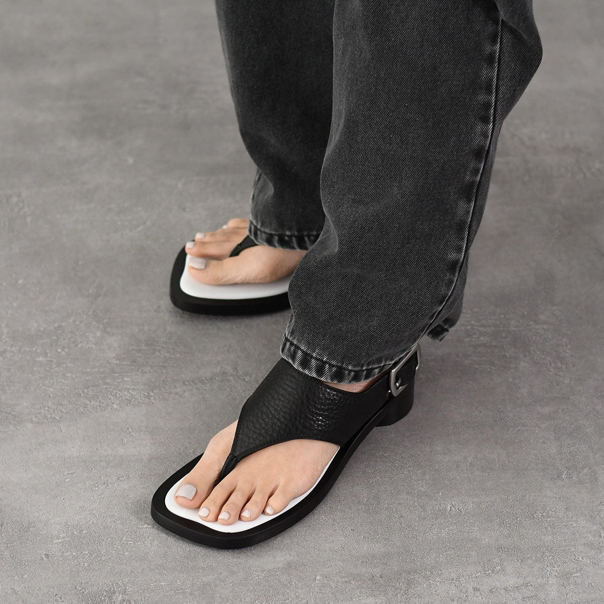 MM6 Anatomic Thong Sandals
