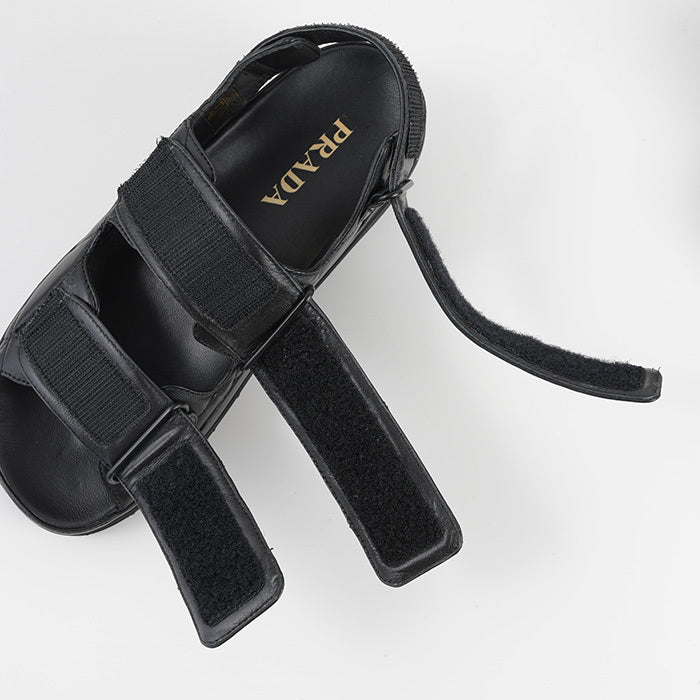 PRADA padded nappa leather sandals
