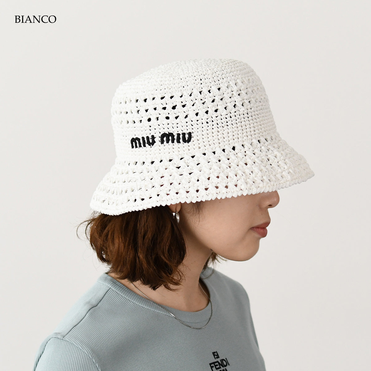 MIU MIU ラフィアハット