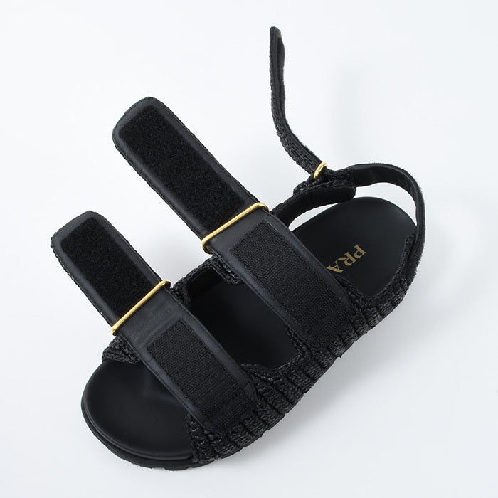 PRADA Crochet Sandals
