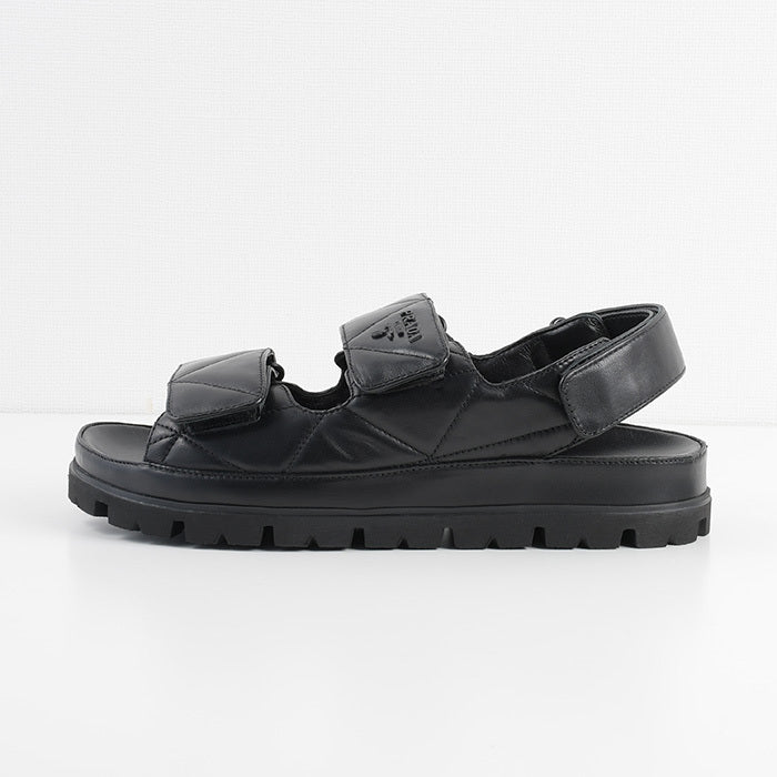 PRADA padded nappa leather sandals