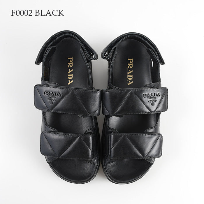 PRADA padded nappa leather sandals