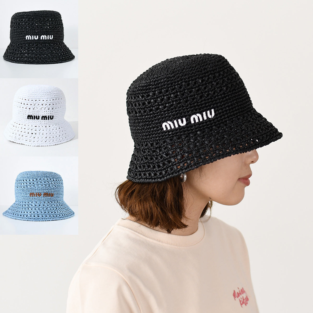 【ミュウミュウ】ラフィア ハット MIU MIU ラフィアハット – FELICE