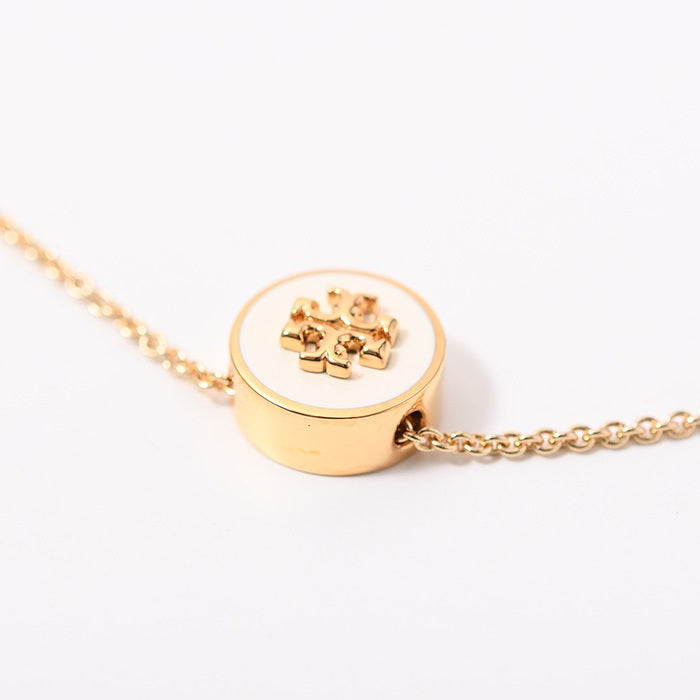 TORY BURCH キラ エナメル ペンダント ネックレス