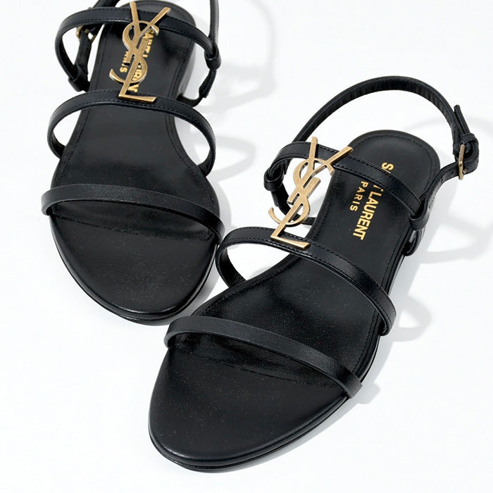 SAINT LAURENT Cassandra flat sandals