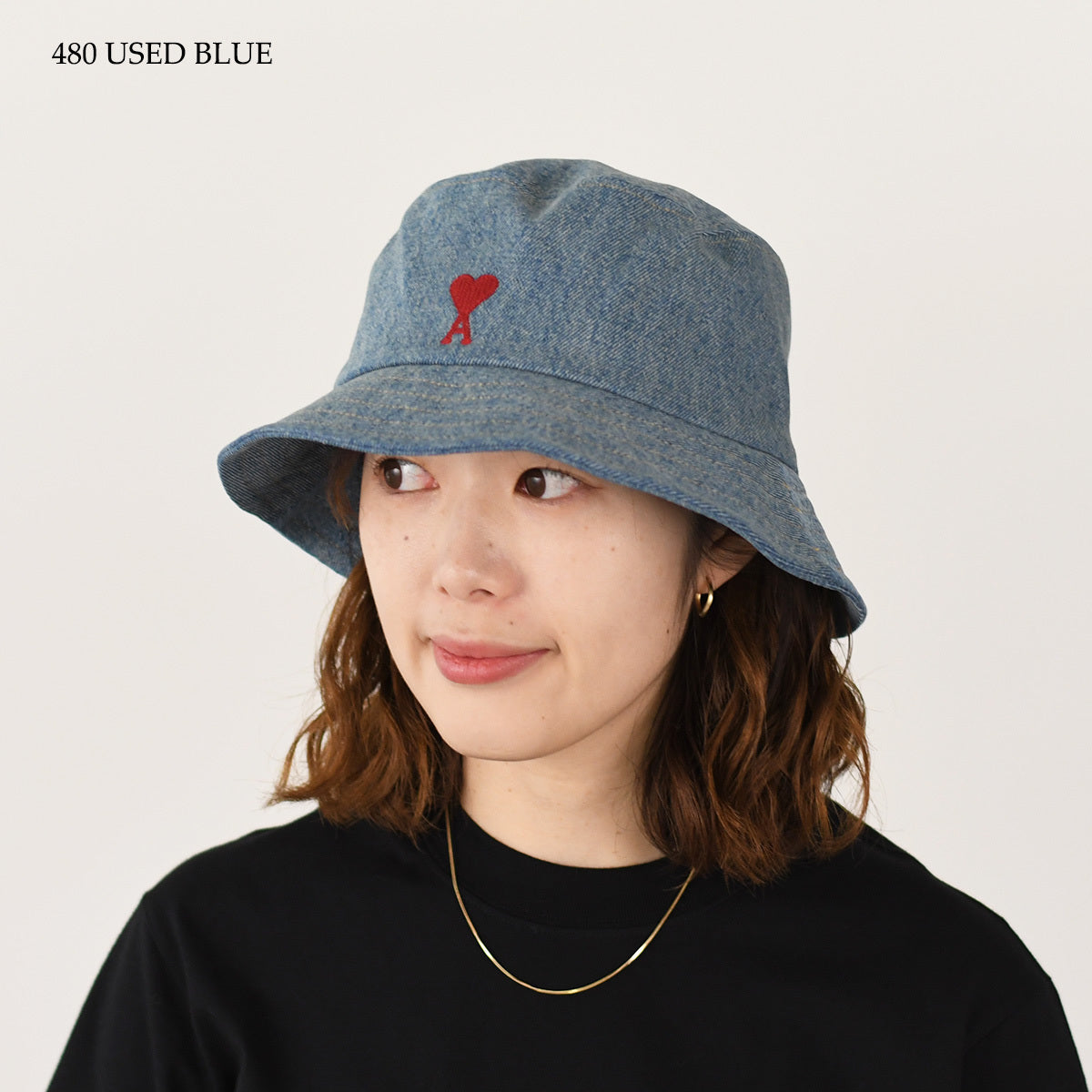 AMI PARIS デニム バケットハット