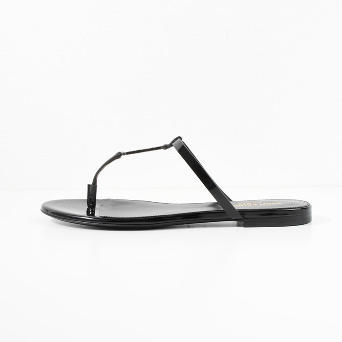 SAINT LAURENT カサンドラ スライド パテントレザー