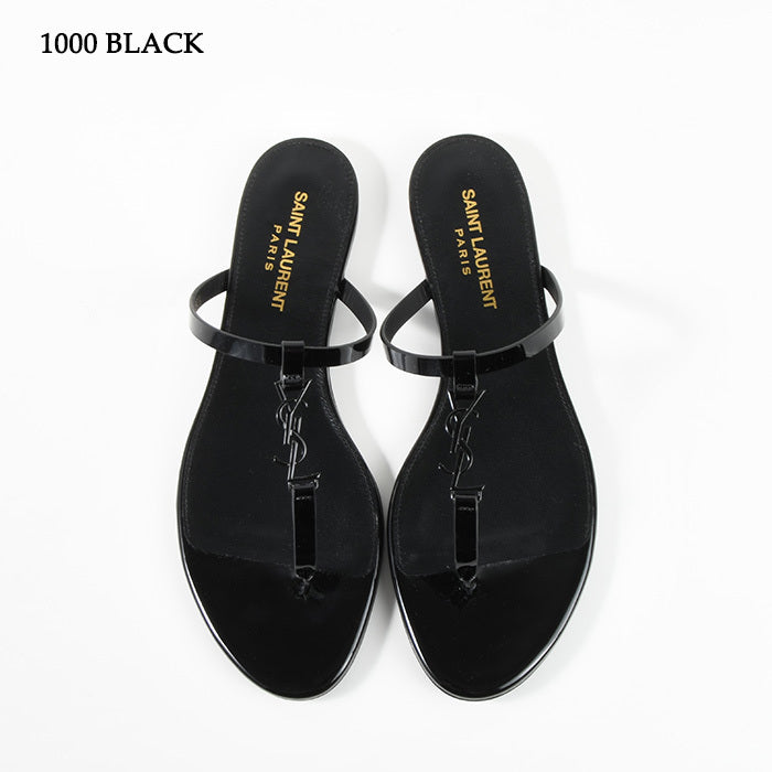 SAINT LAURENT カサンドラ スライド パテントレザー