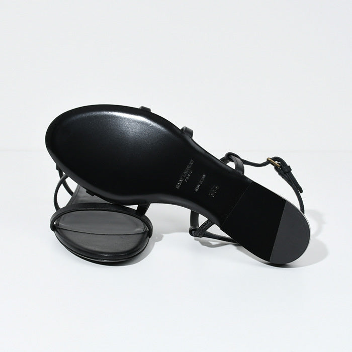 SAINT LAURENT Cassandra flat sandals