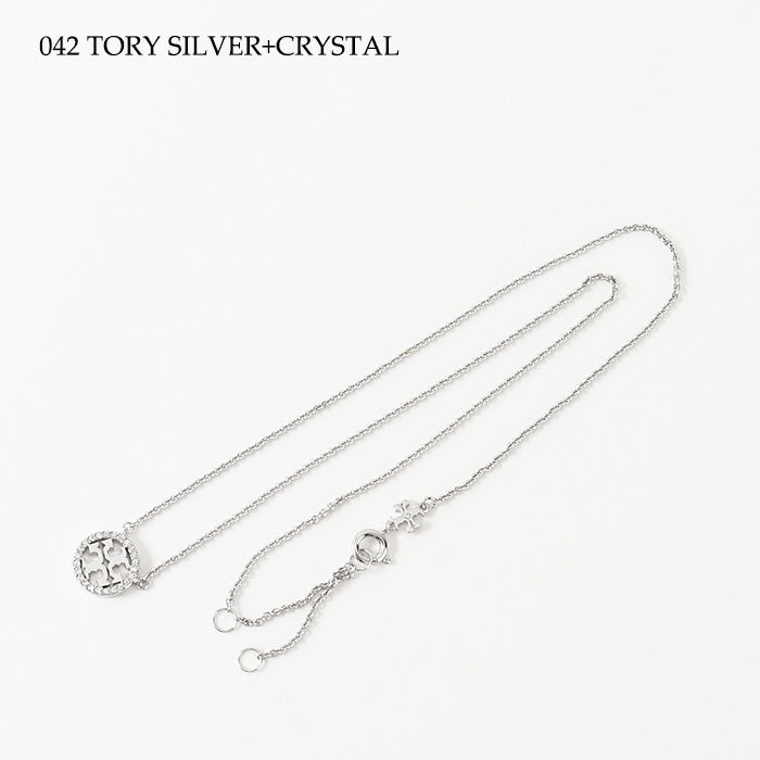 TORY BURCH 미러 파베 목걸이