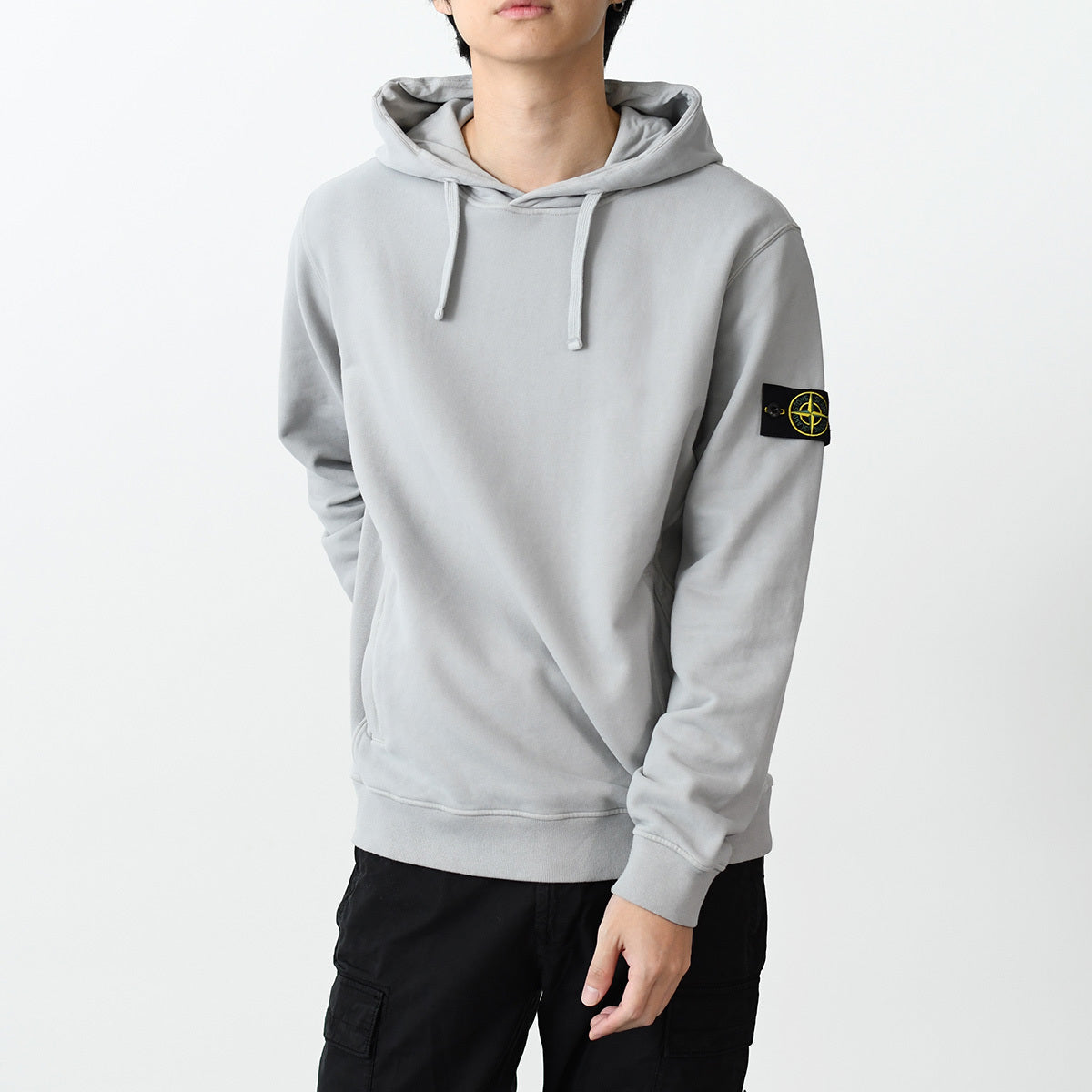 STONE ISLAND 60820 ブラッシュドオーガニックコットン フーディ