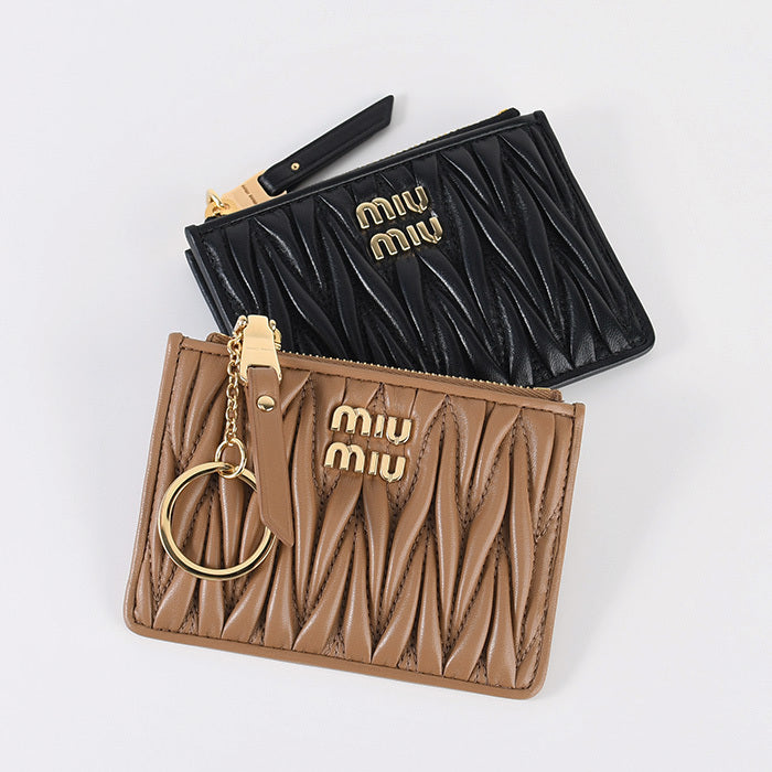 MIU MIU 마테라세 가죽 카드 케이스