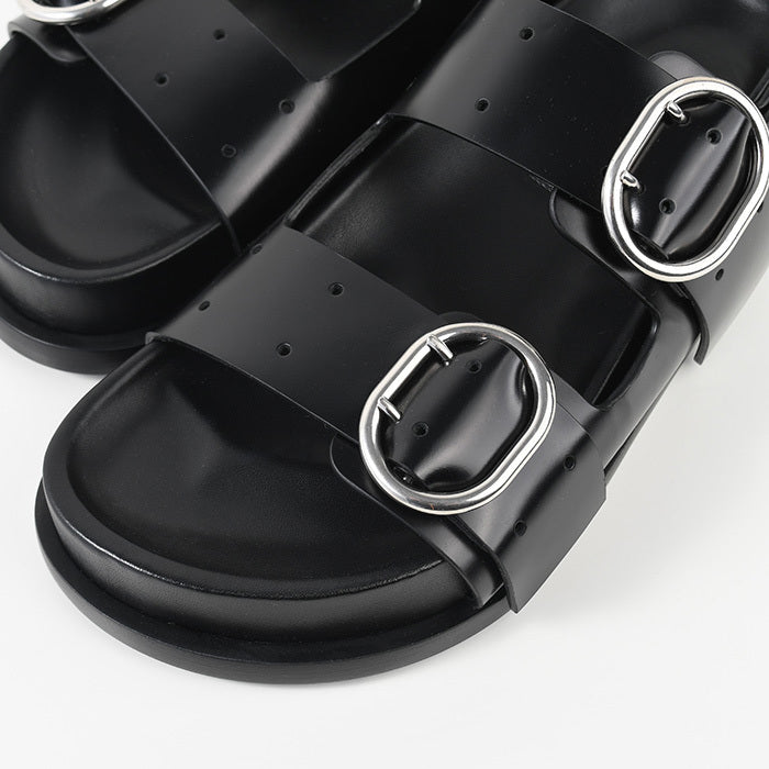JILSANDER バックルストラップ レザー サンダル