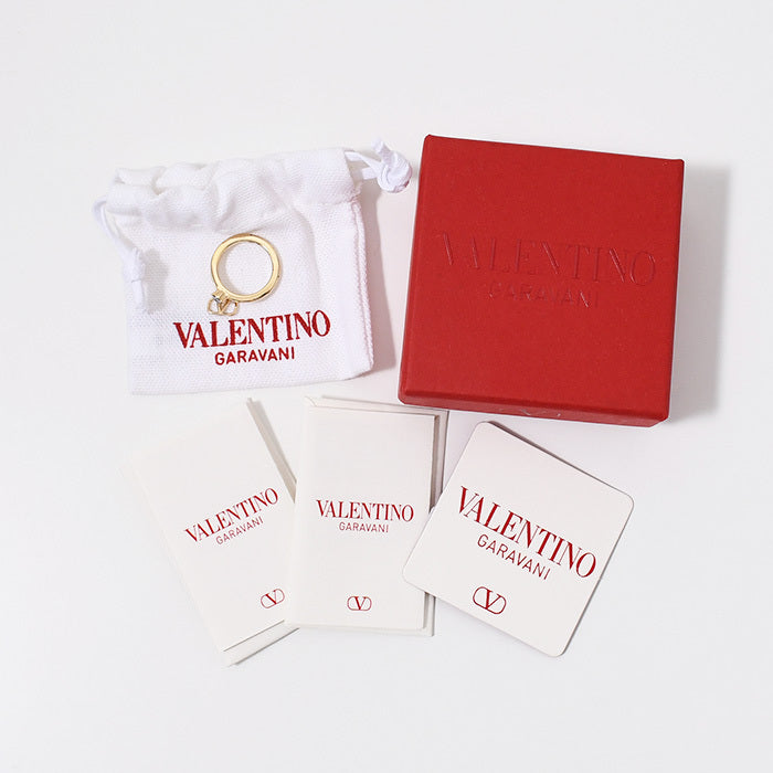 VALENTINO V 로고 시그니처 링
