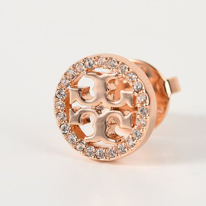 TORY BURCH 미러 파베 스터드 피어싱