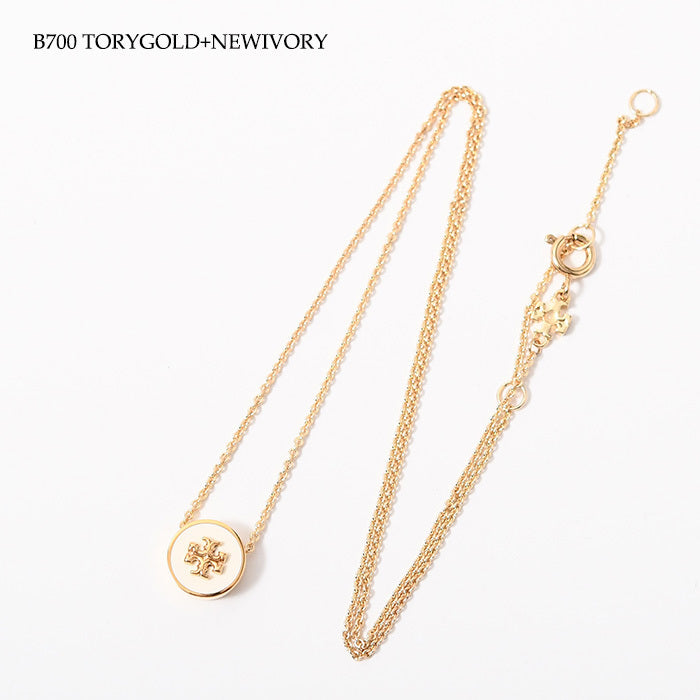 TORY BURCH キラ エナメル ペンダント ネックレス