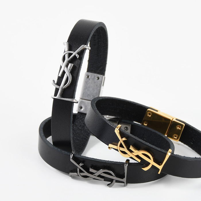 SAINT LAURENT YSL Logo ブレスレット