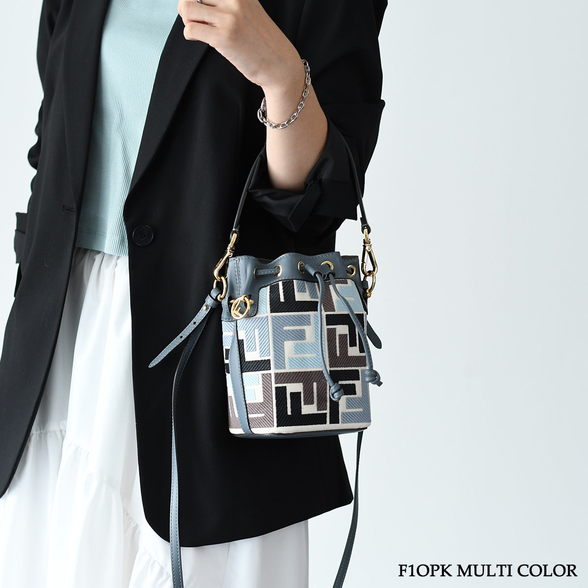 FENDI モン トレゾール マルチカラー ミニバッグ