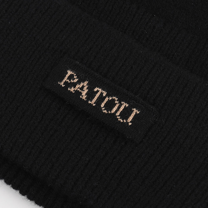 PATOU サステナブルウール&カシミヤ ビーニー