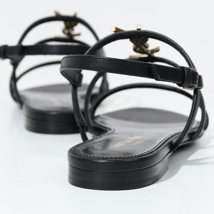 SAINT LAURENT Cassandra flat sandals