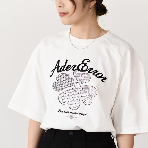 ADER ERROR TEVER logo T-shirt