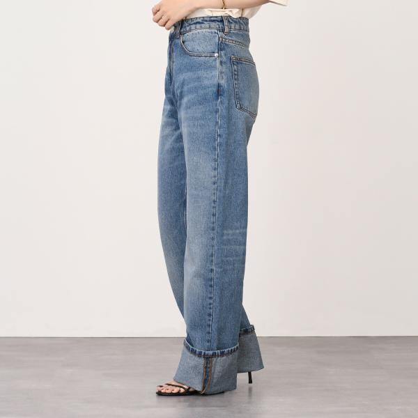 AMI PARIS AMI DE COEUR アミパリス ウォッシュドデニム ラージフィット ジーンズ