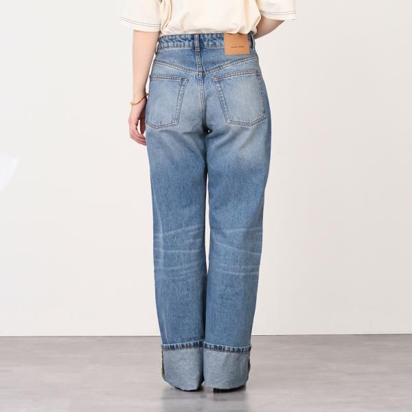 AMI PARIS AMI DE COEUR アミパリス ウォッシュドデニム ラージフィット ジーンズ