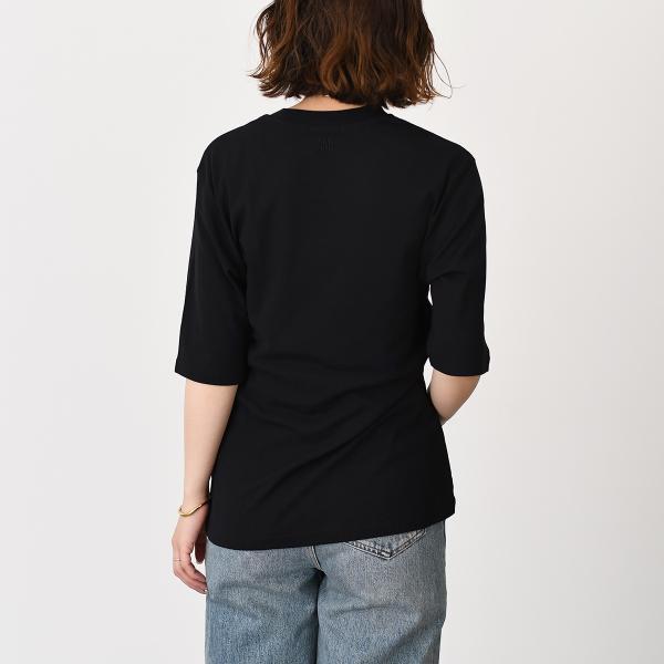 AMI PARIS AMI DE COEUR アミパリス ライトフルイドジャージー Tシャツ