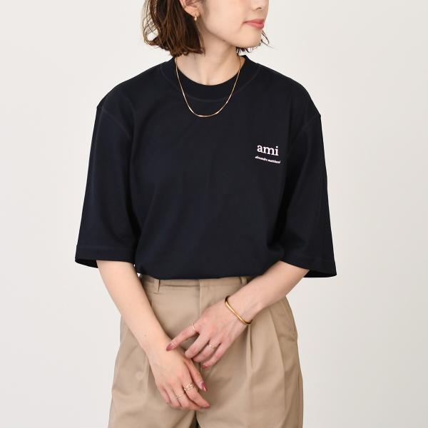 AMI PARIS AMI DE COEUR アミパリス コットンジャージー Tシャツ