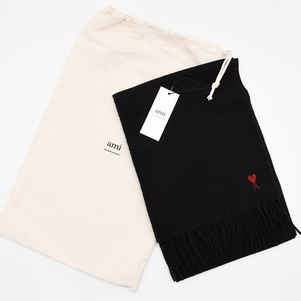 AMI PARIS AMI DE COEUR wool scarf