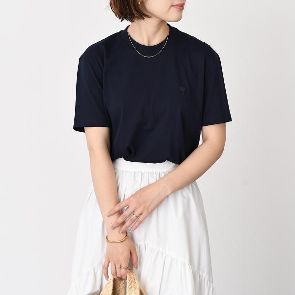 AMI PARIS オーガニックコットンジャージー Tシャツ
