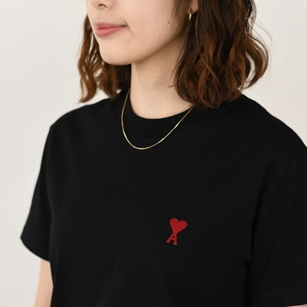AMI PARIS Ami de Coeur コットンジャージー Tシャツ クラシックフィット