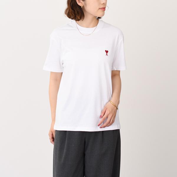 AMI PARIS Ami de Coeur コットンジャージー Tシャツ クラシックフィット