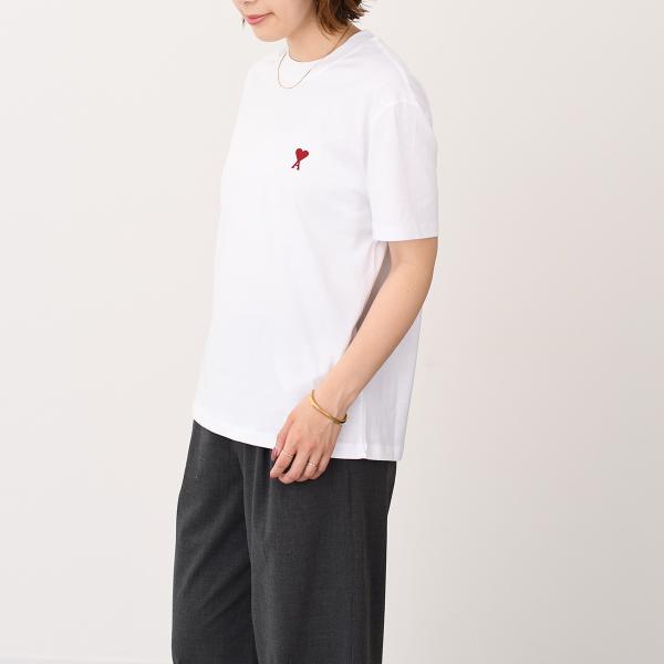 AMI PARIS Ami de Coeur コットンジャージー Tシャツ クラシックフィット