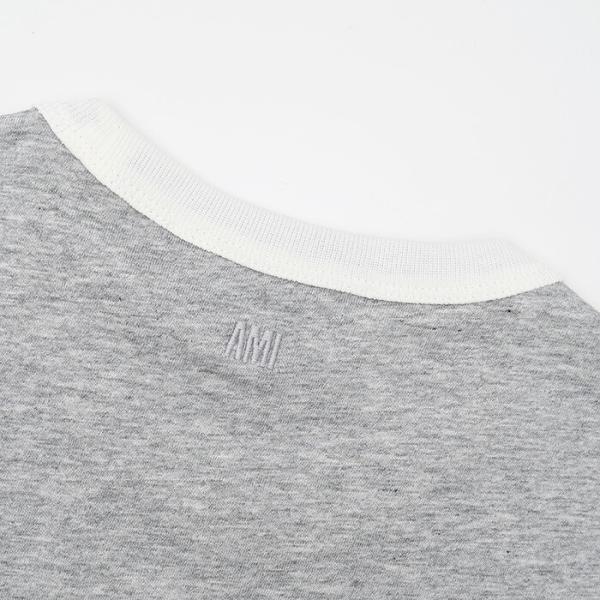 AMI ALEXANDRE MATTIUSS ニットパッチ クラシックフィットTシャツ