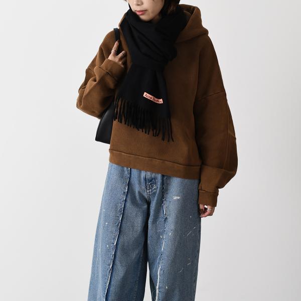 ACNE STUDIOS logo patch hoodie