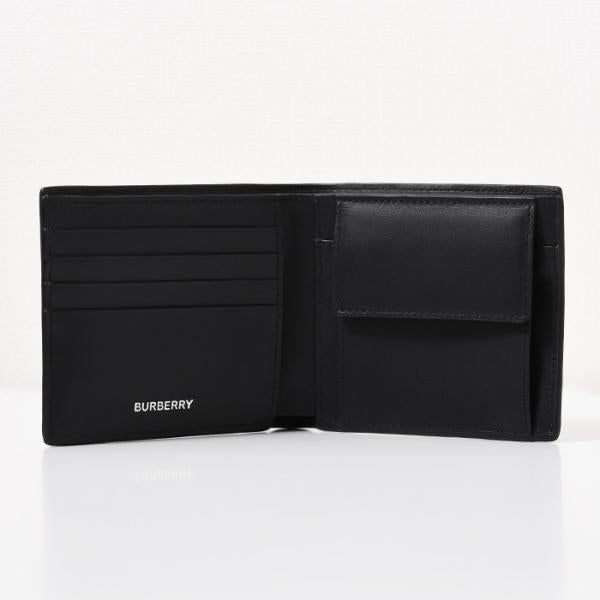 BURBERRY Check Bi-fold Coin Wallet
