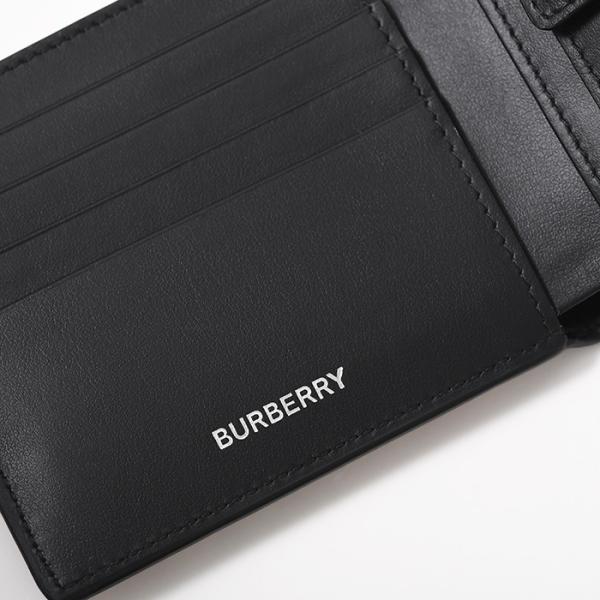 BURBERRY Check Bi-fold Coin Wallet