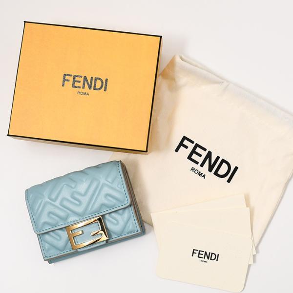 FENDI Baguette Micro Tri-fold Wallet