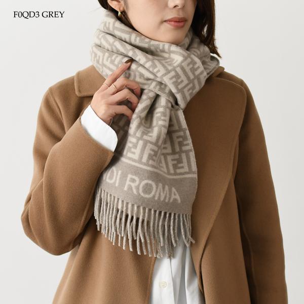 FENDI FF Wool and Cashmere Scarf