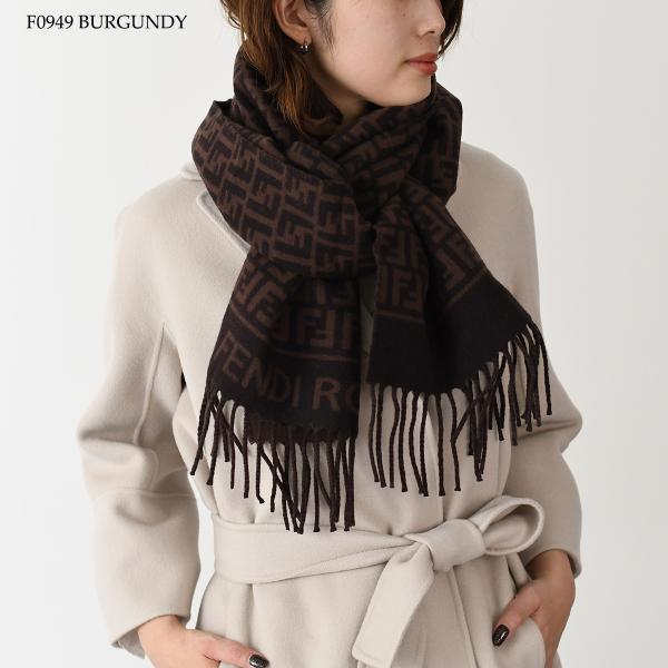 FENDI FF Wool and Cashmere Scarf