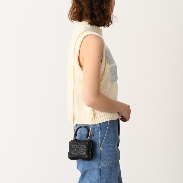 GANNI NANO BUTTERFLY TOP HANDLE BAG